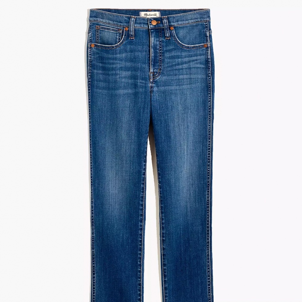 NWT Madewell Stovepipe Jeans in Leman Wash Size 28